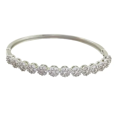 دستبند النگویی زنانه وای اس ایکس مدل فلاور کد B4468