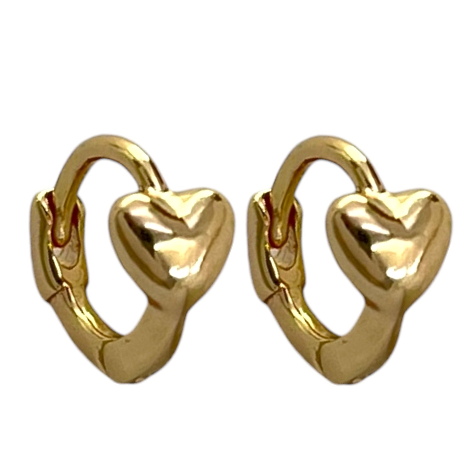 گوشواره زنانه ژوپینگ مدل قلب کد E6268