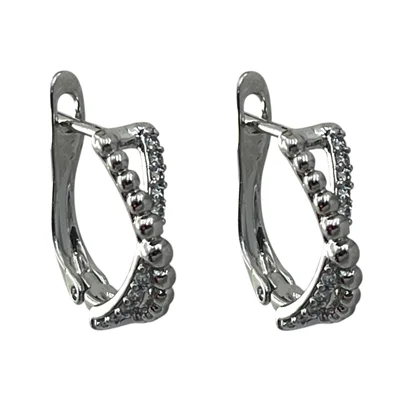 گوشواره زنانه ژوپینگ مدل توپی کد E6275