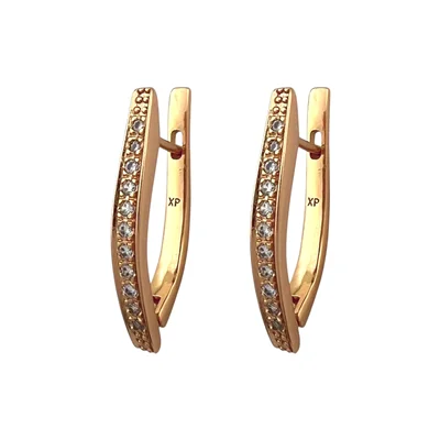 گوشواره زنانه ژوپینگ مدل حلقه کلیپسی کد E5634