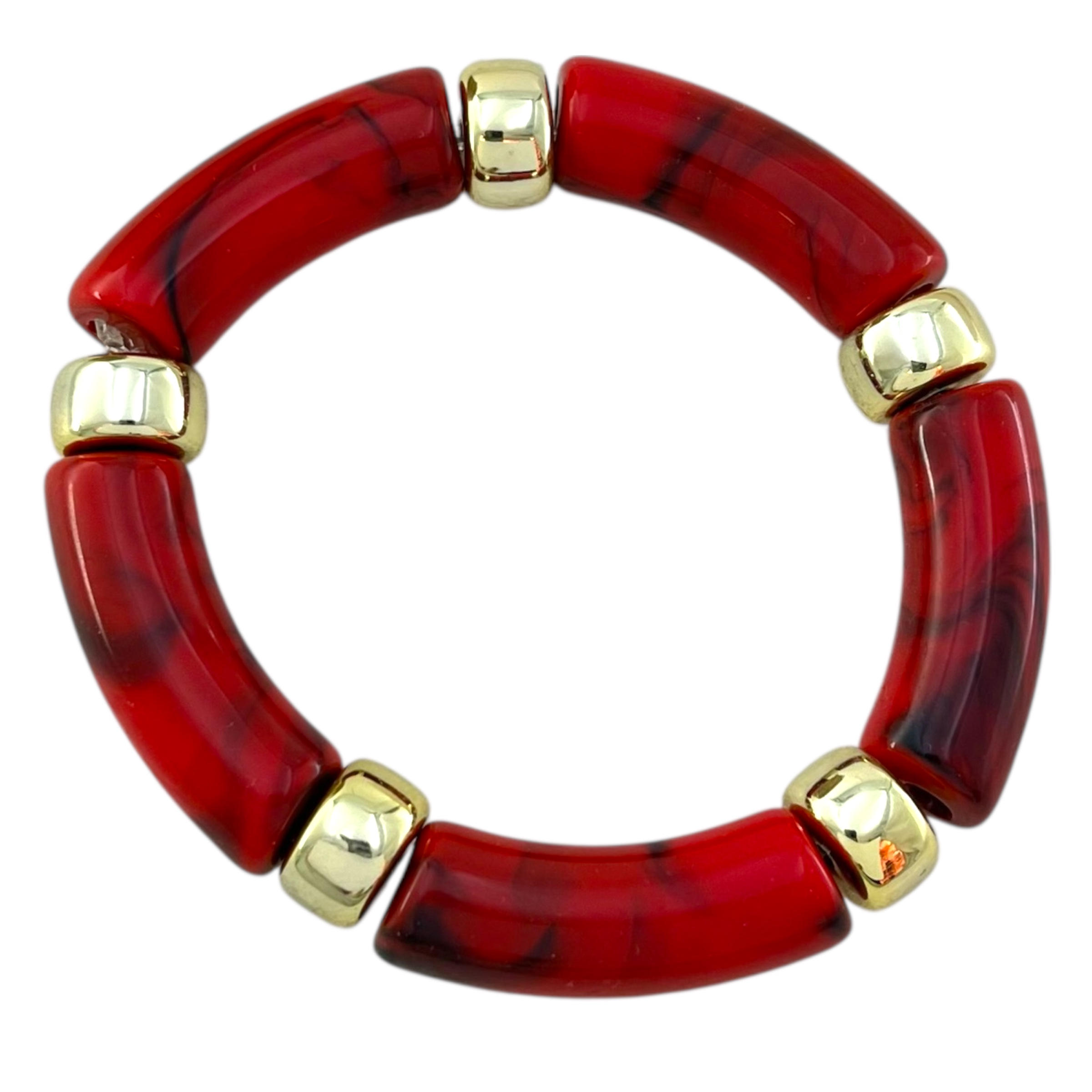 دستبند زنانه بنگل مدل رزین کد B5379