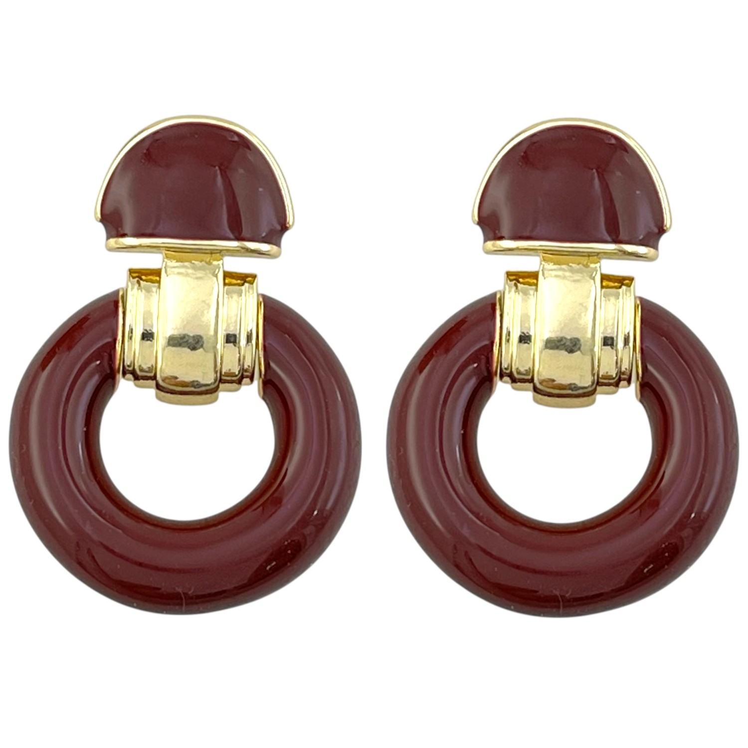 گوشواره زنانه مدل میناکاری کد E6213