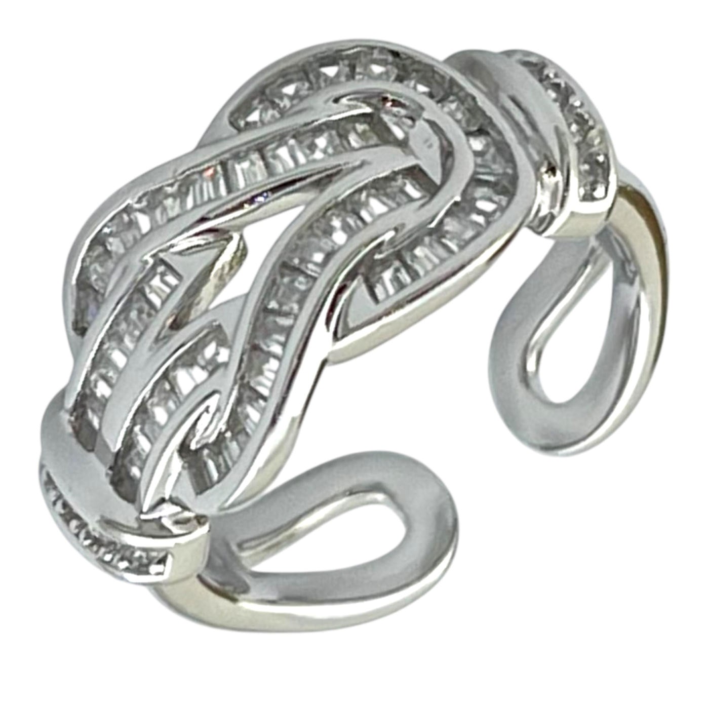 انگشتر زنانه ژوپینگ مدل جواهری کد R51706