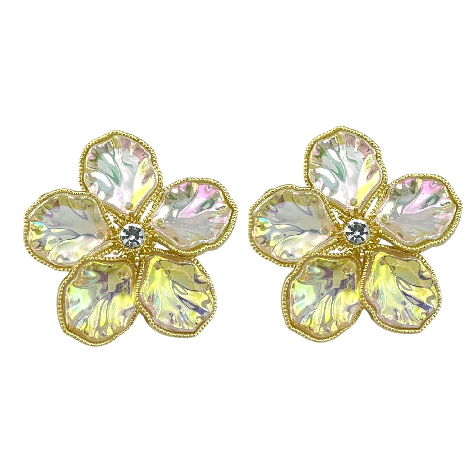 گوشواره زنانه مدل گل کد E6321