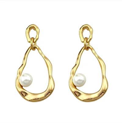 گوشواره زنانه ژوپینگ مدل مروارید کد E6116