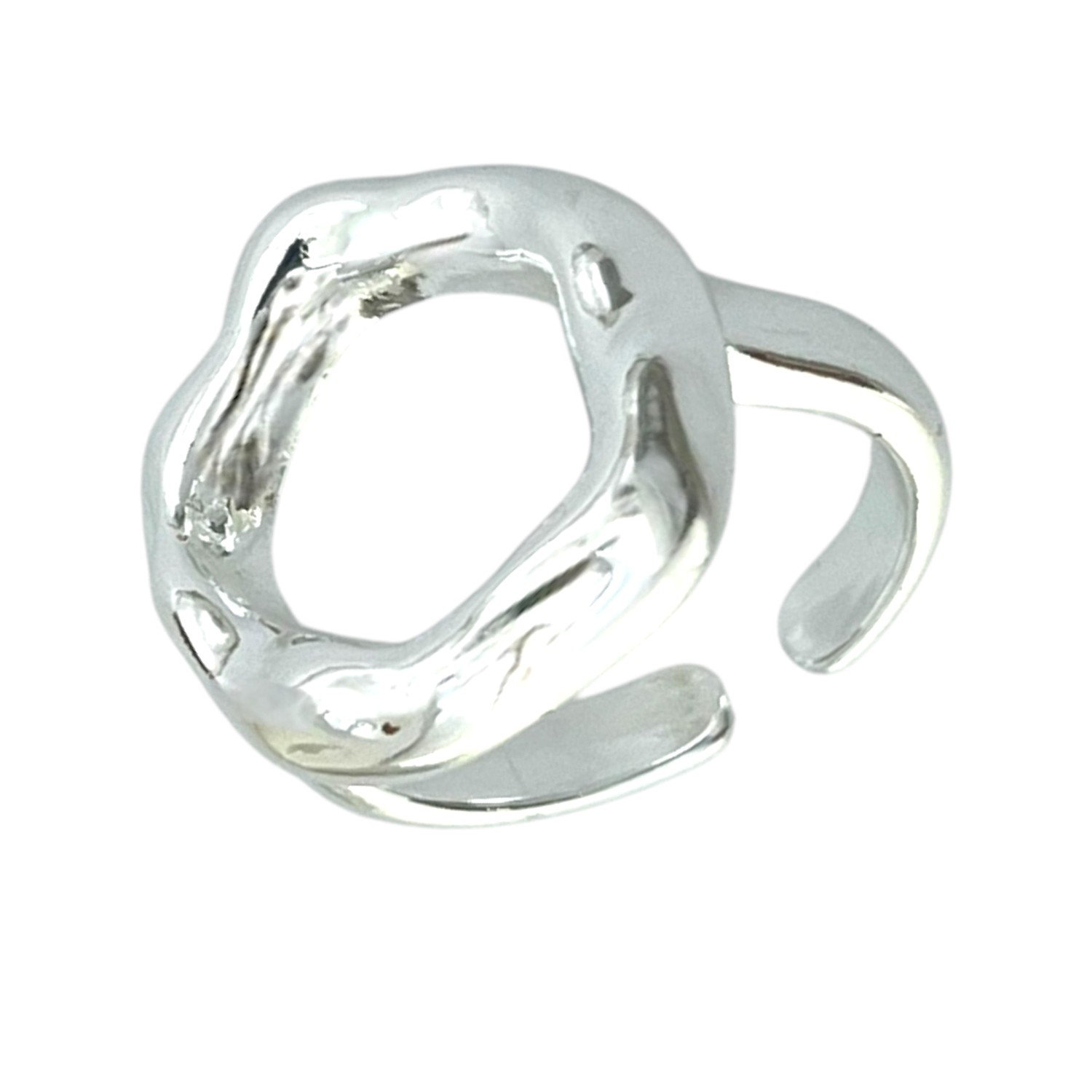 انگشتر زنانه مینیمال مدل دایره کد R51754