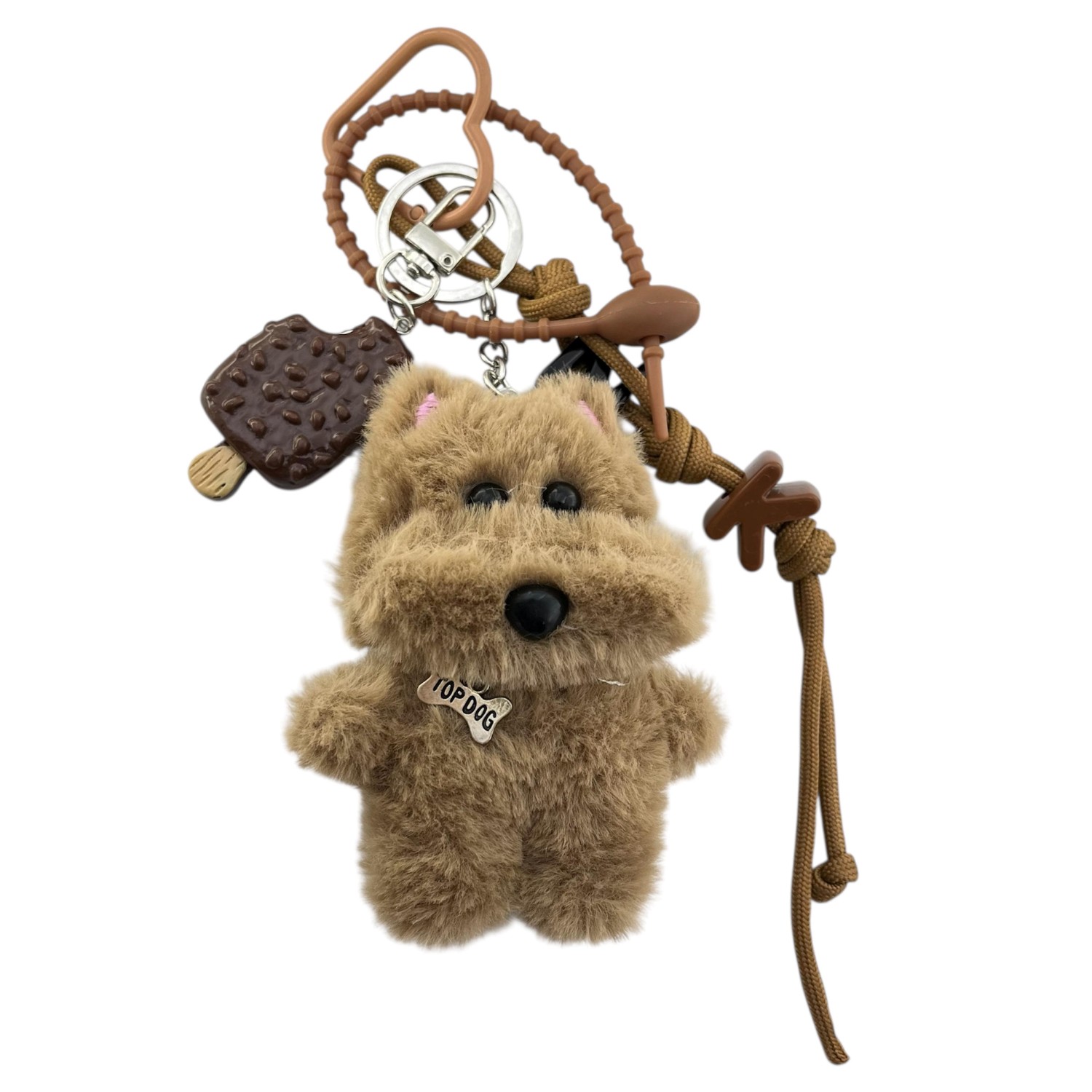 آویز کیف چارم بگ سگ پشمی کد J4121