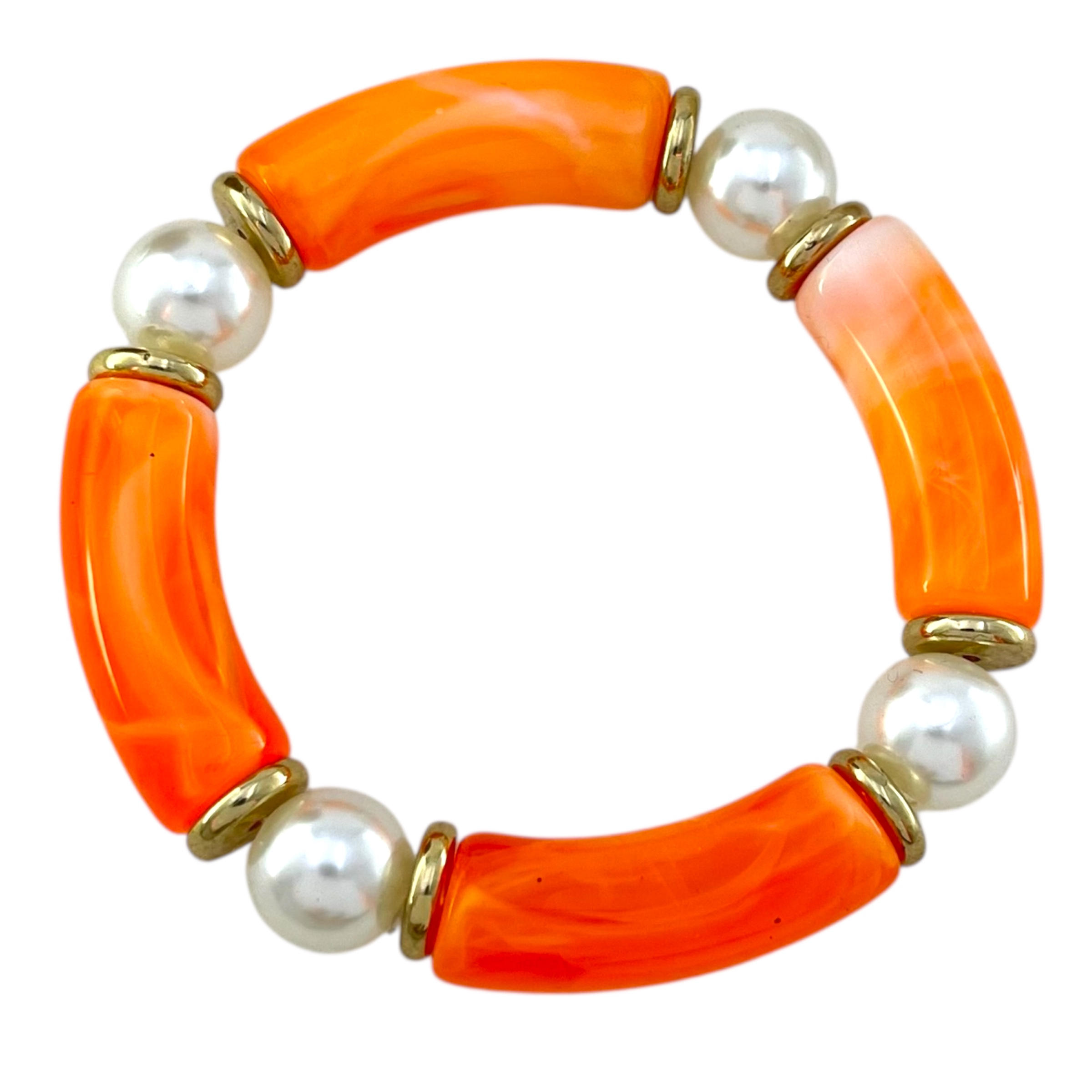 دستبند زنانه بنگل مدل رزین کد B5380