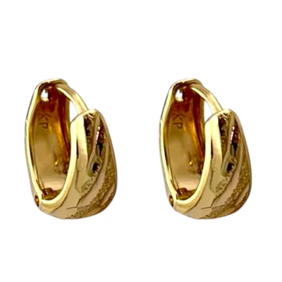 گوشواره زنانه ژوپینگ مدل حلقه کد E6122