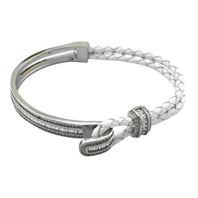 دستبند زنانه چرمی مدل قایق بادبانی کد B5325