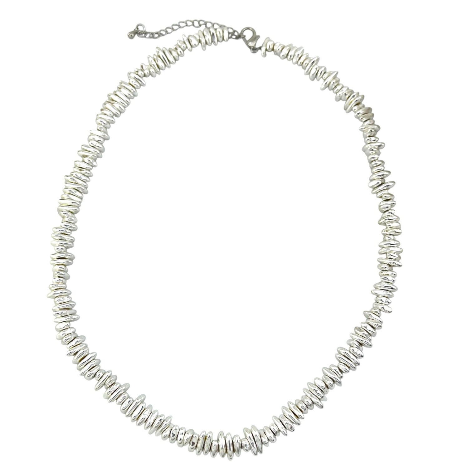 گردنبند زنانه مدل مینیمال اب نقره کد N5179