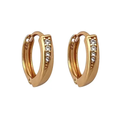 گوشواره زنانه ژوپینگ مدل حلقه کلیپسی کد E5626