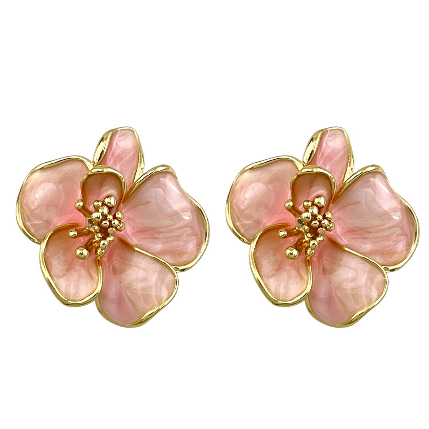 گوشواره زنانه مدل گل کد E6211