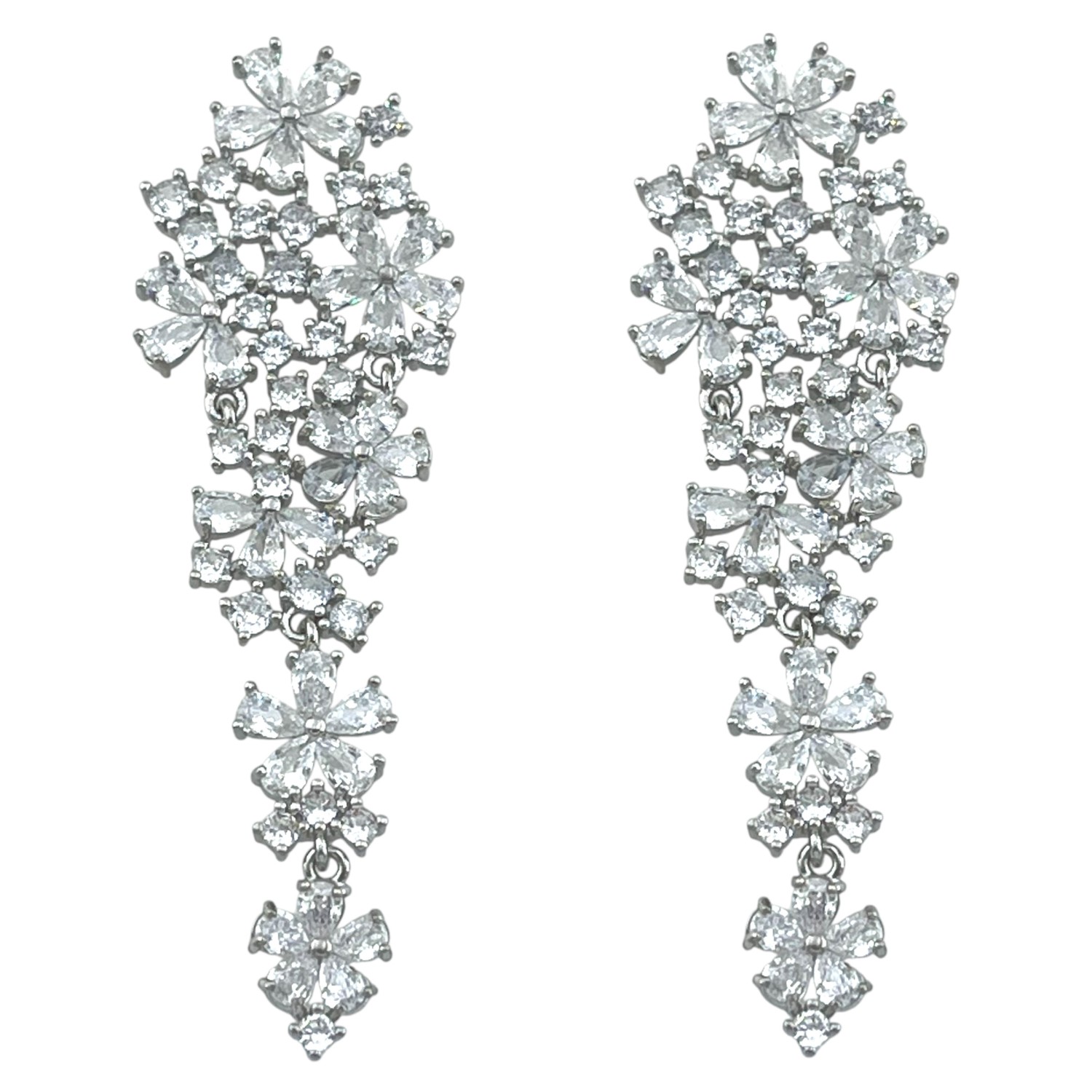 گوشواره زنانه مدل جواهری کد E6219