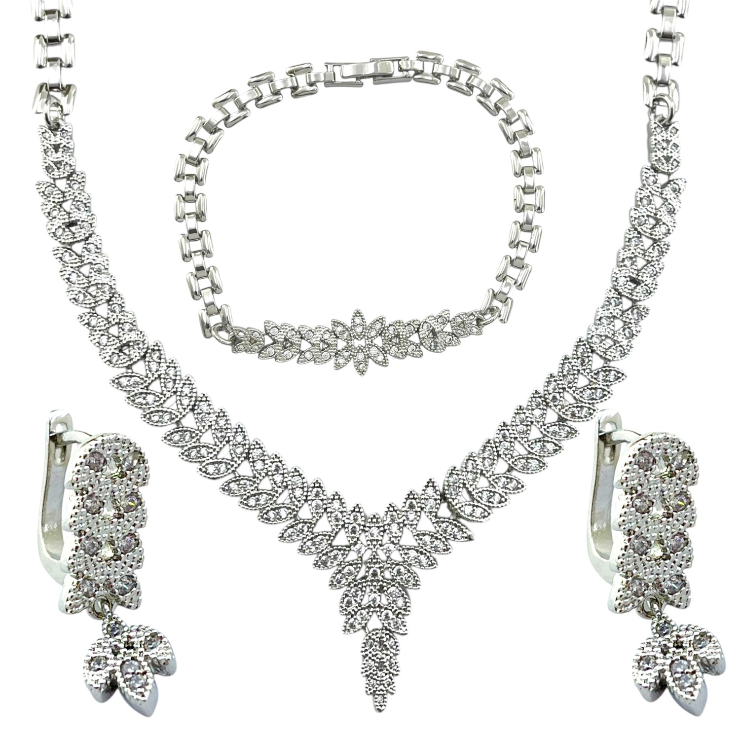 نیم ست زنانه مدل جواهری کد M4368