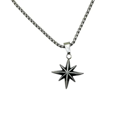گردنبند مردانه مدل ستاره کد N5305