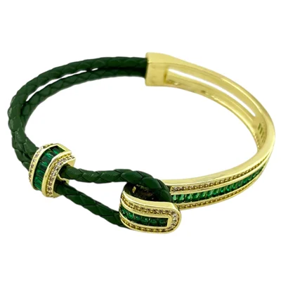 دستبند زنانه چرمی مدل قایق بادبانی کد B5328