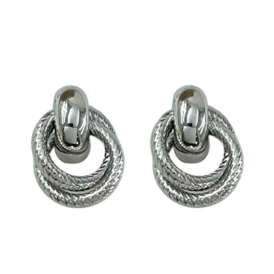 گوشواره زنانه مدل دایره کد E6490