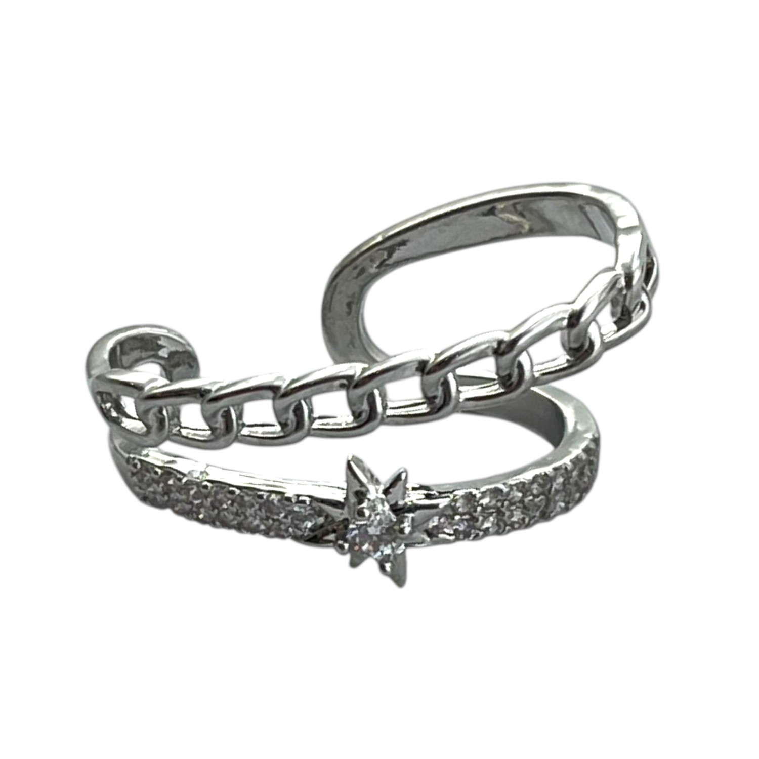 گوشواره زنانه ایرکاف مدل ستاره کد E6162