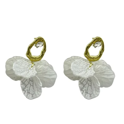 گوشواره زنانه مدل برگ کد E5881