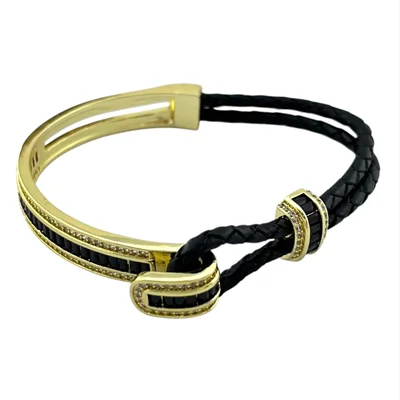 دستبند زنانه چرمی مدل قایق بادبانی کد B5324