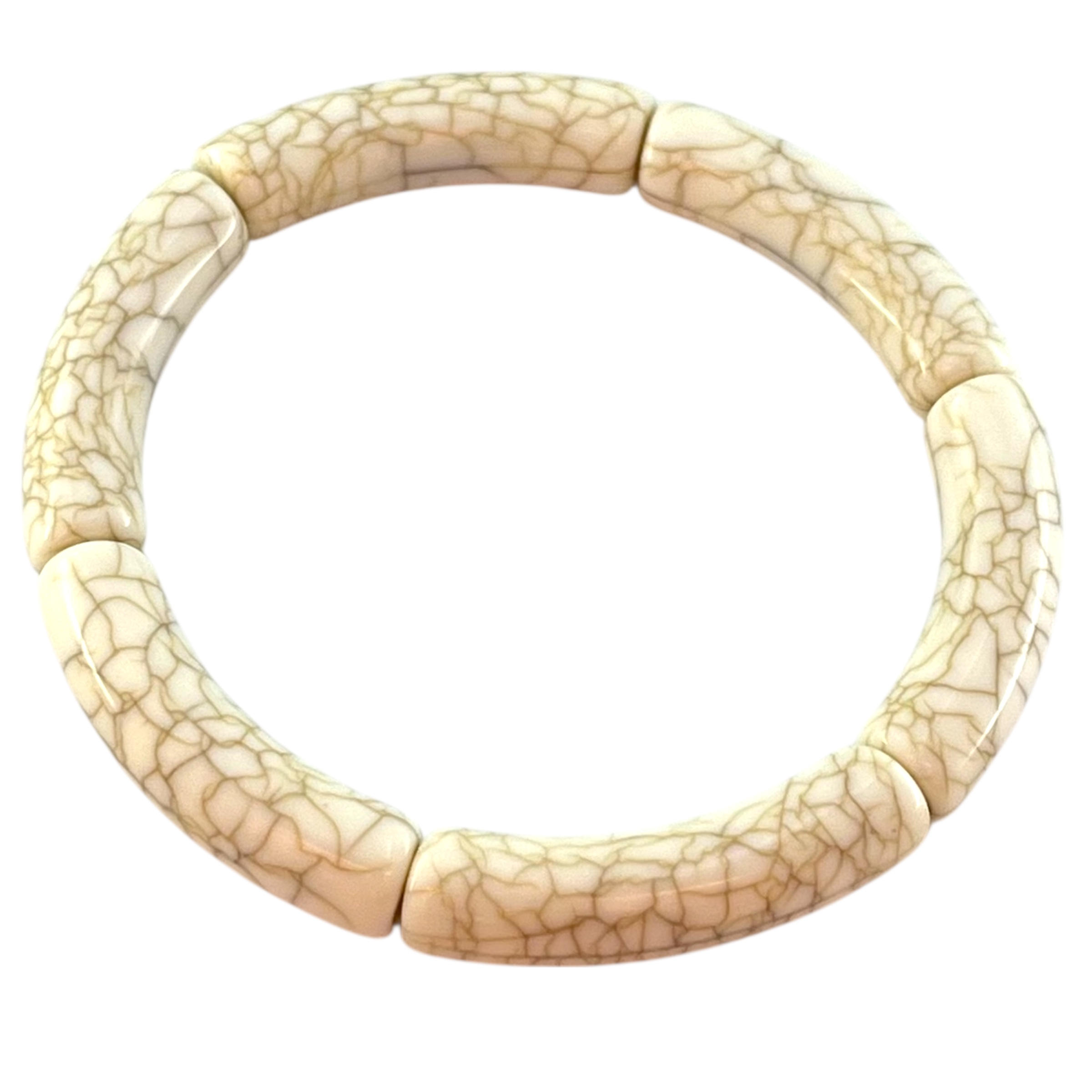 دستبند زنانه بنگل مدل رزین کد B5402