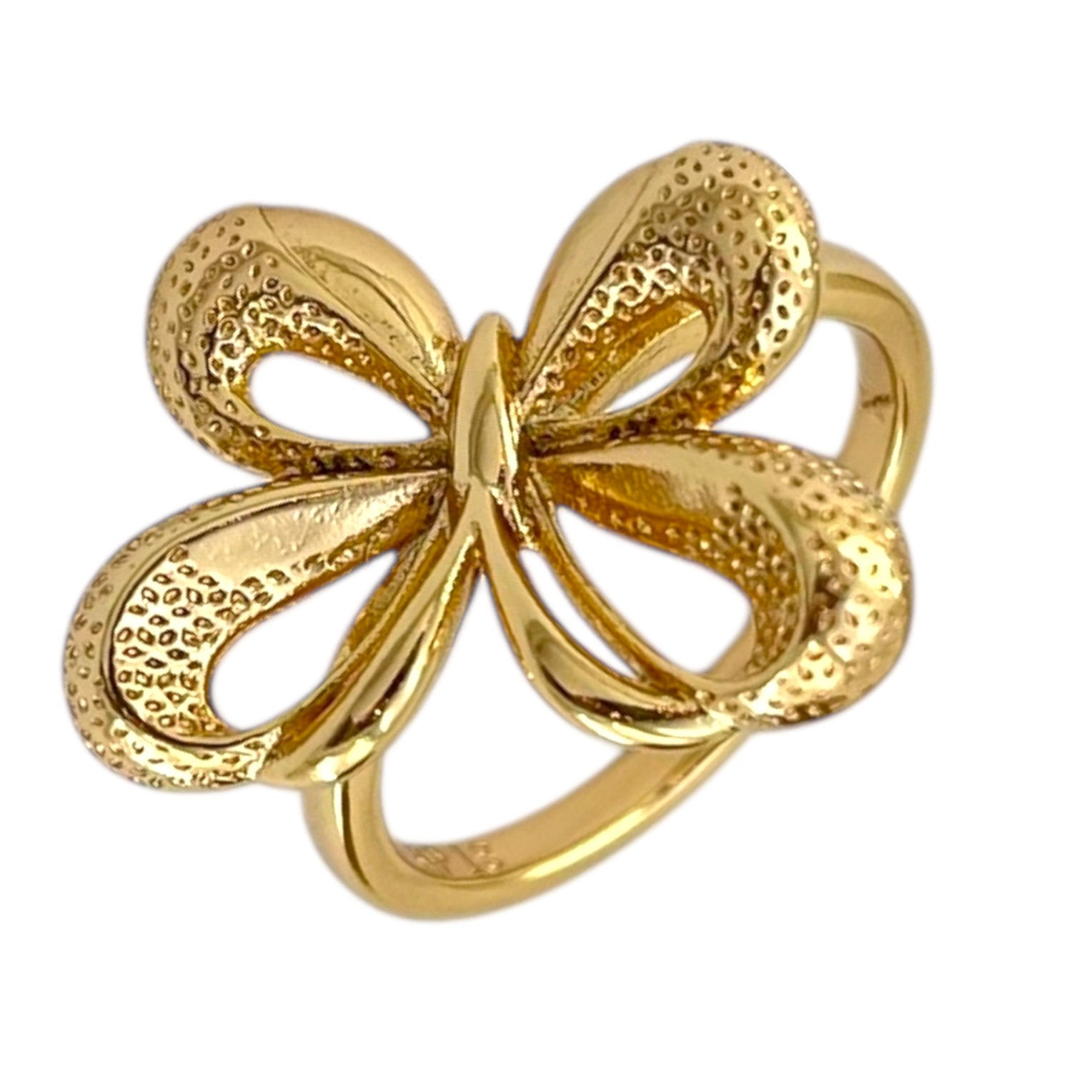 انگشتر زنانه ژوپینگ مدل پروانه کد R51730