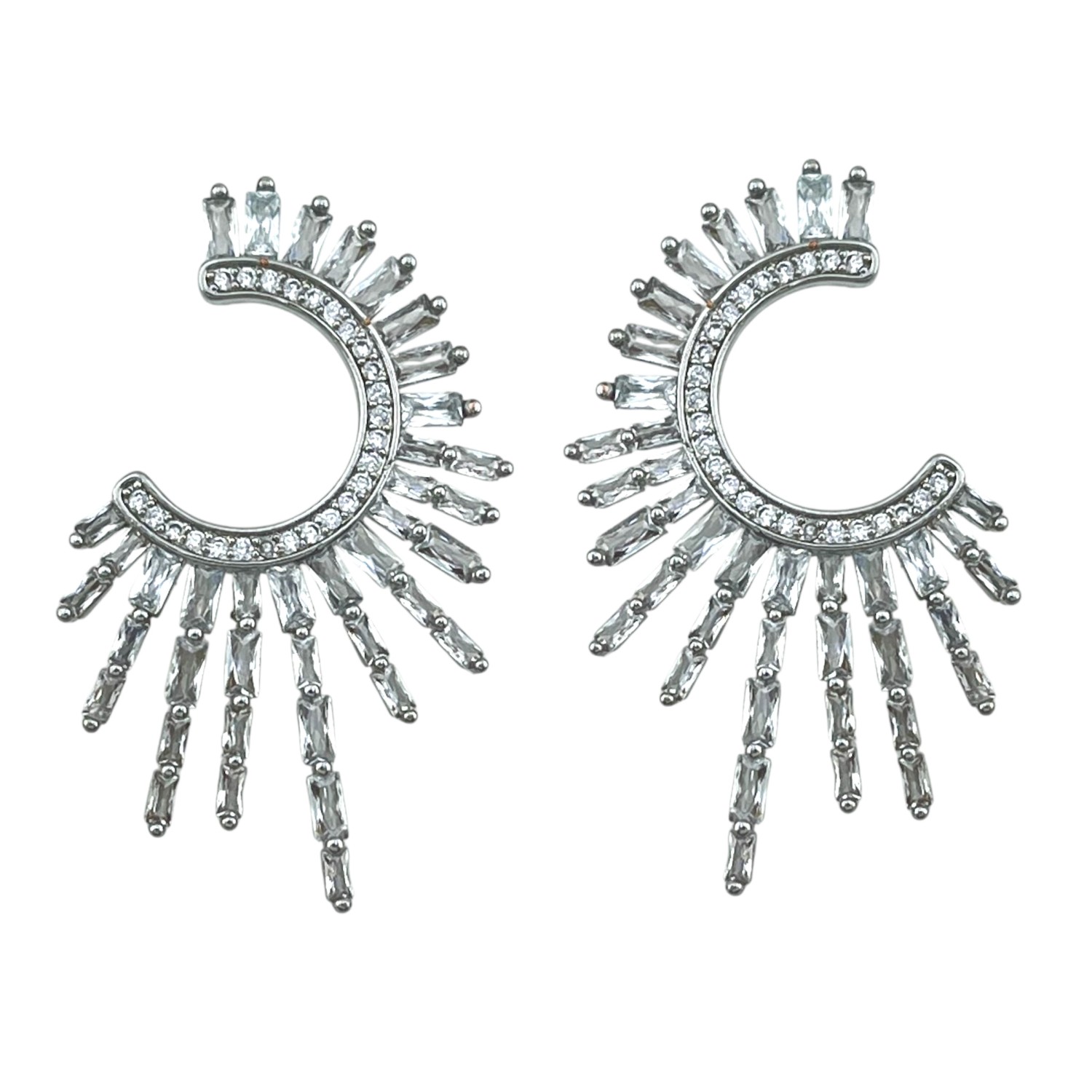 گوشواره زنانه مدل جواهری کد E6222