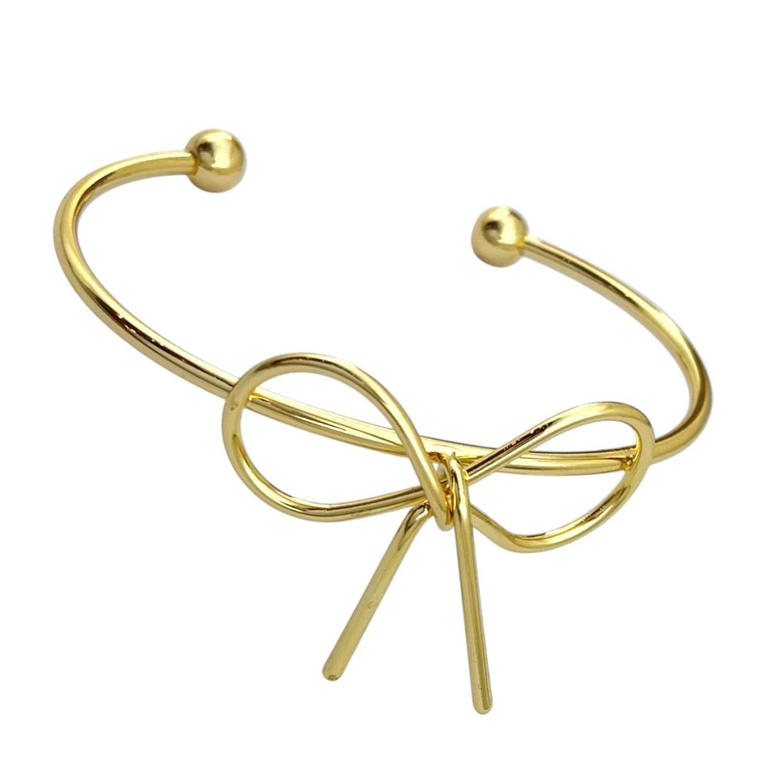 دستبند زنانه بنگل مینیمال مدل پاپیون کد B5339