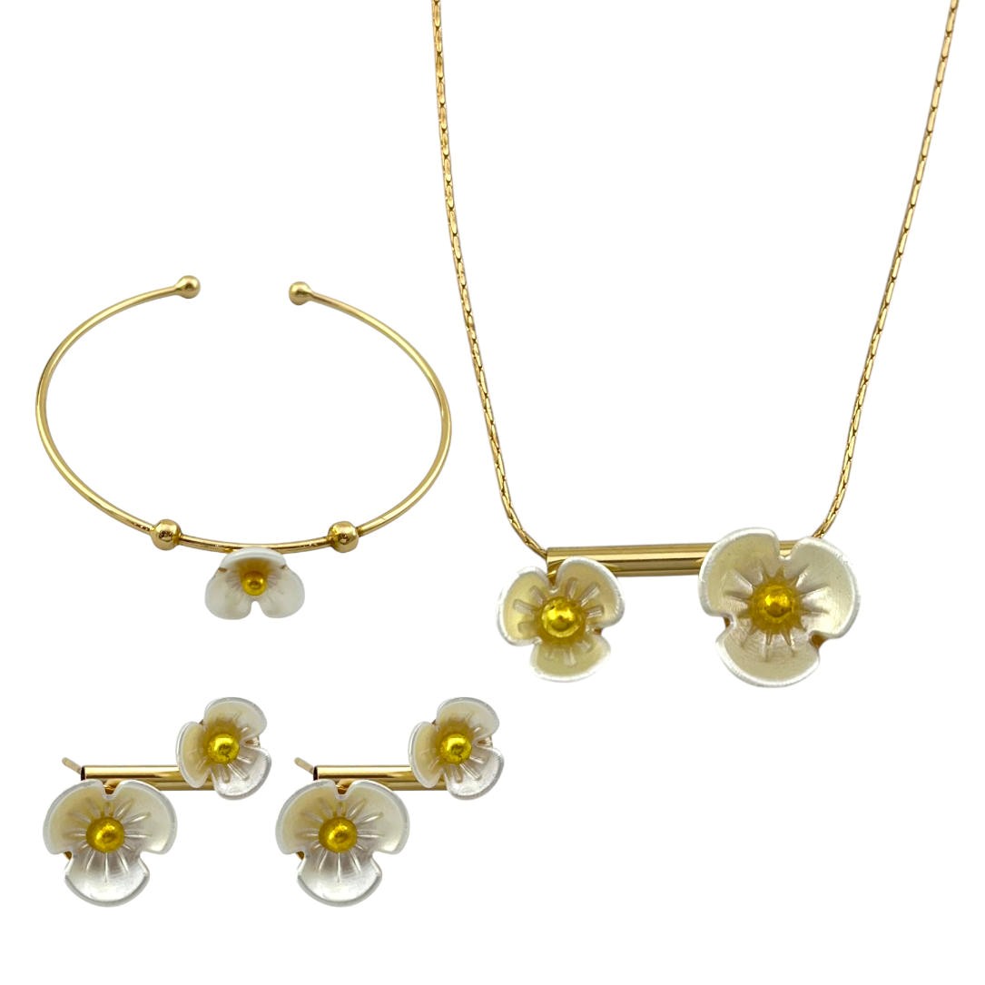 نیم ست زنانه مدل گل کد M4350