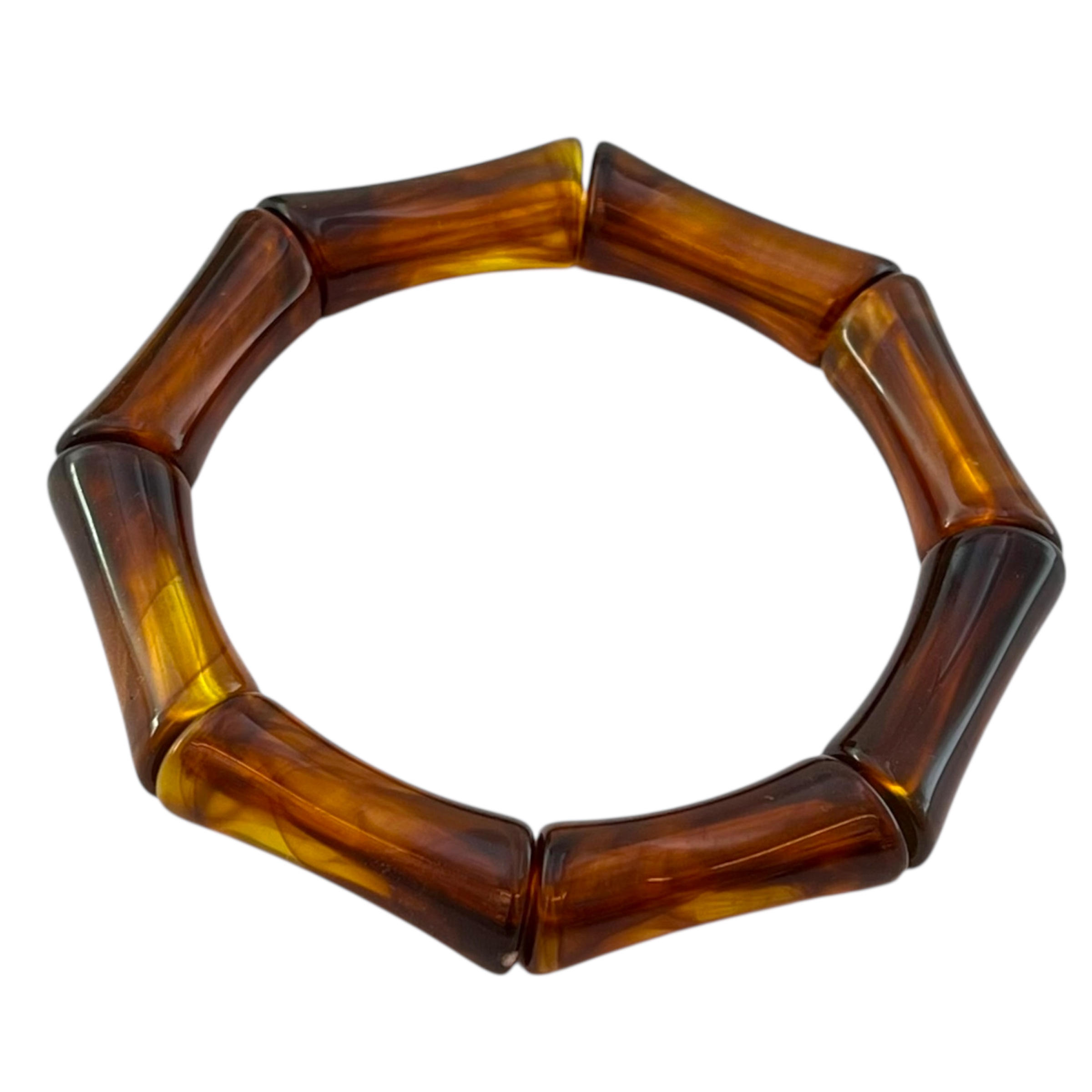 دستبند زنانه بنگل مدل رزین کد B5398