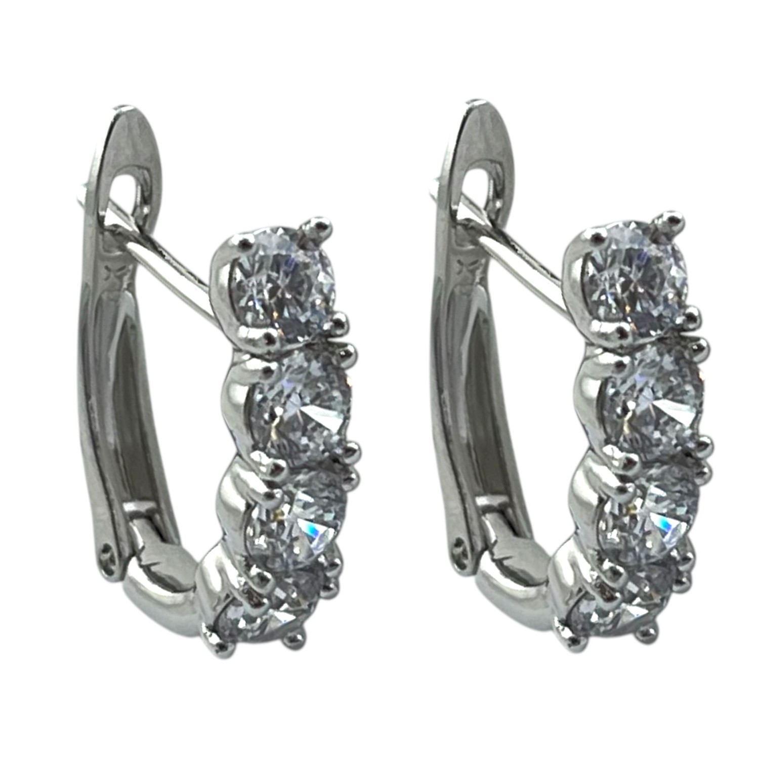 گوشواره زنانه ژوپینگ نکین جواهری کد E6151