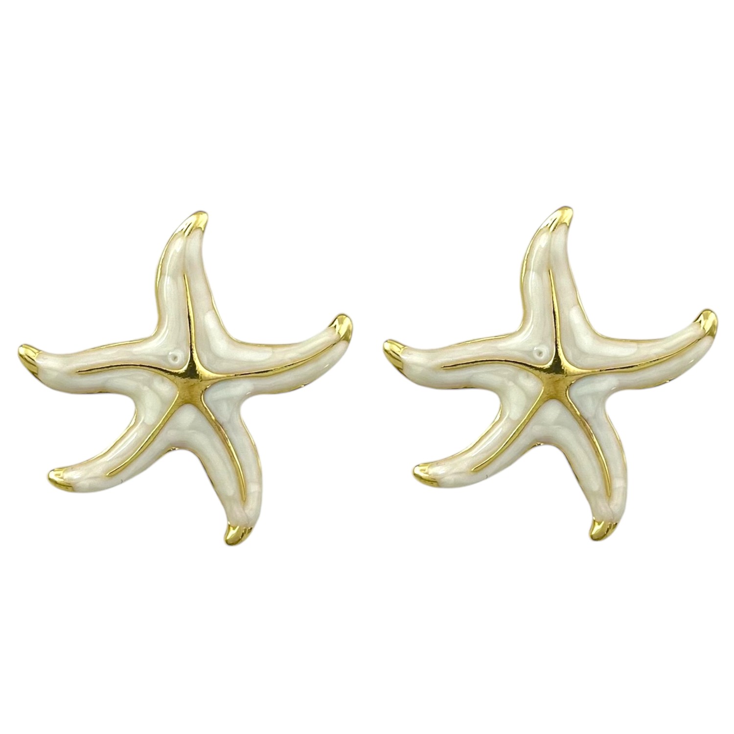 گوشواره زنانه مینیمال مدل ستاره دریایی کد E6138