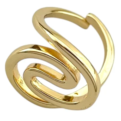 انگشتر زنانه مینیمال مدل مار پیج R5030