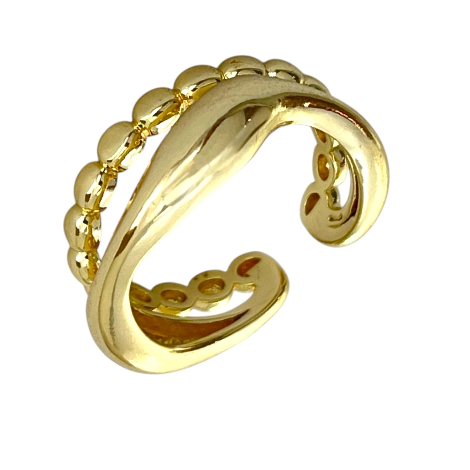 انگشتر زنانه مینیمال مدل توپی کد R51753