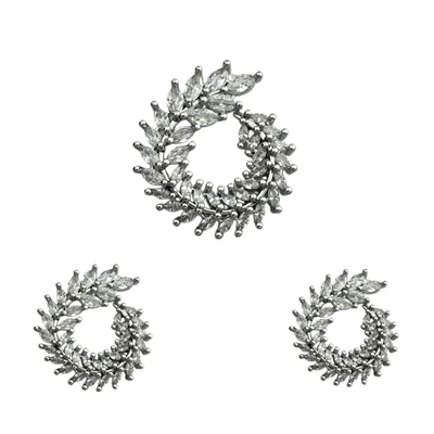 نیم ست زنانه مدل جواهری تنیسی کد M4328