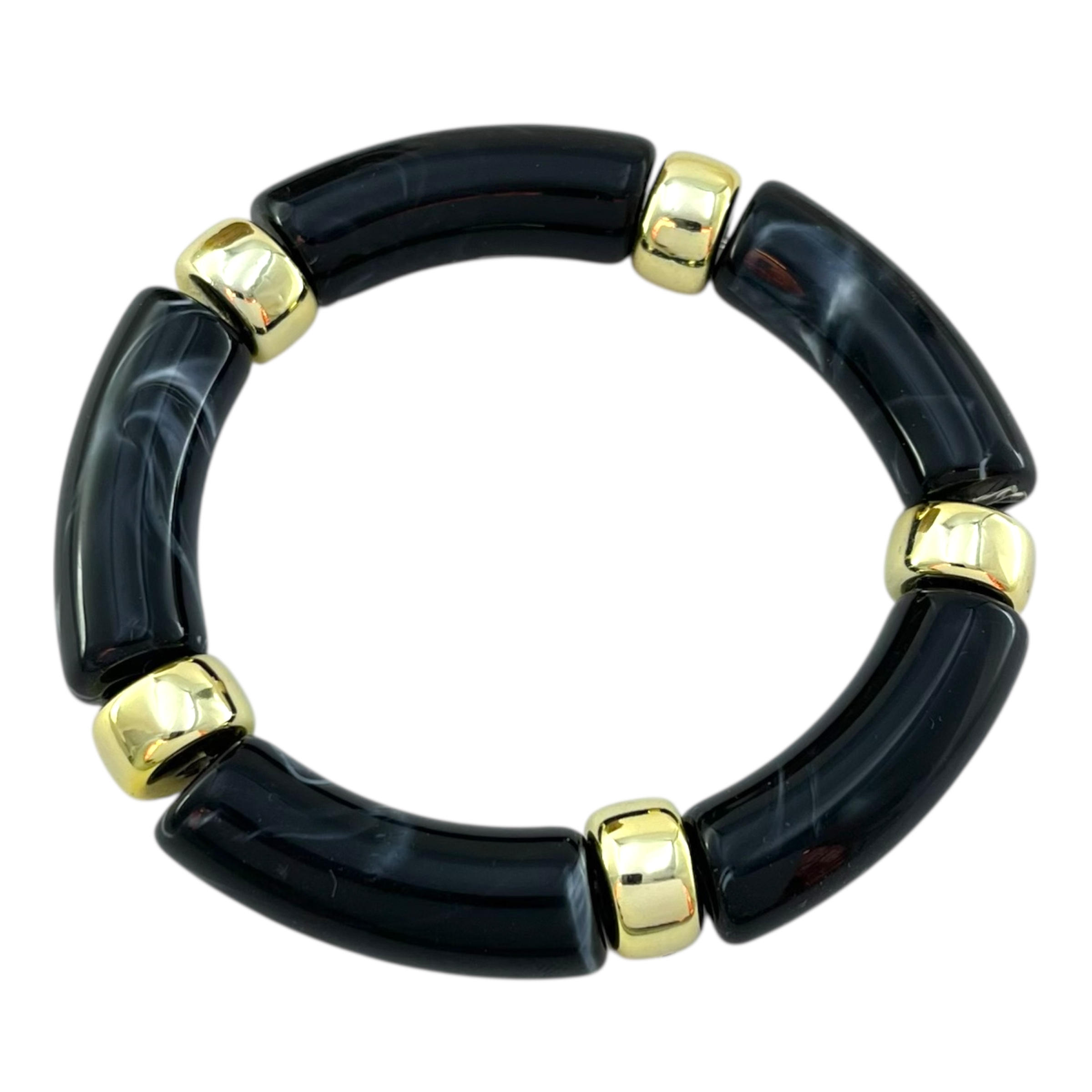 دستبند زنانه بنگل مدل رزین کد B5381