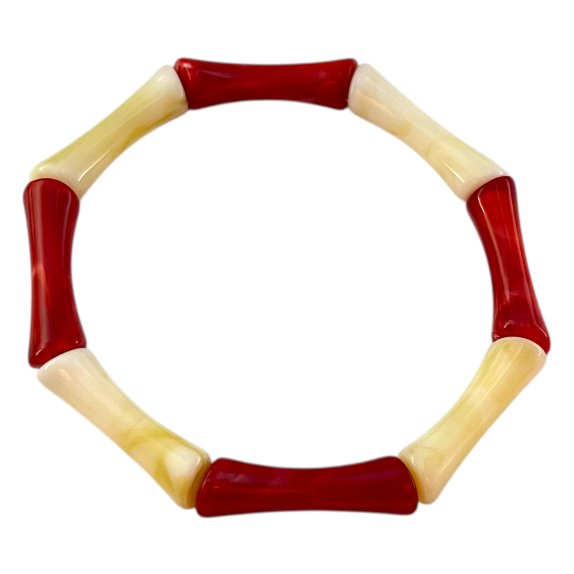 دستبند زنانه بنگل مدل رزین کد B5397