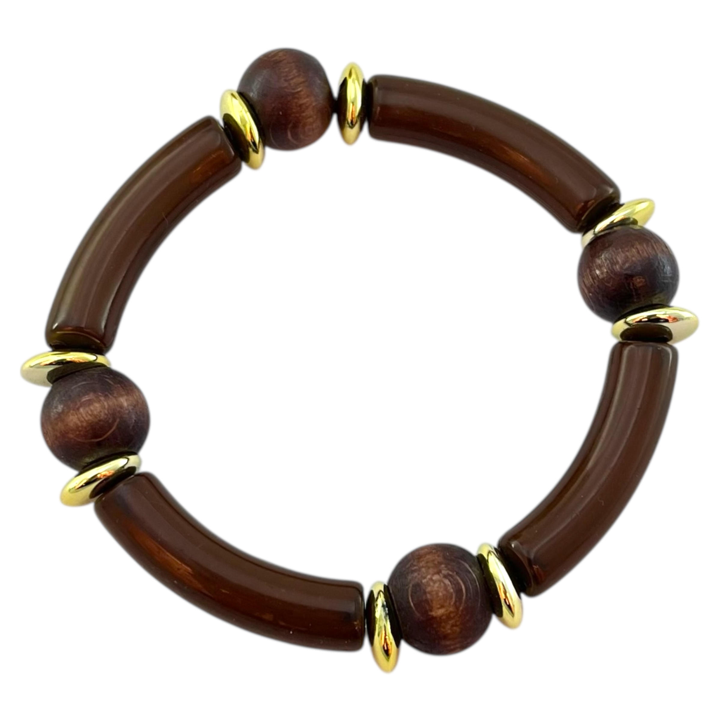 دستبند زنانه بنگل مدل رزین کد B5387