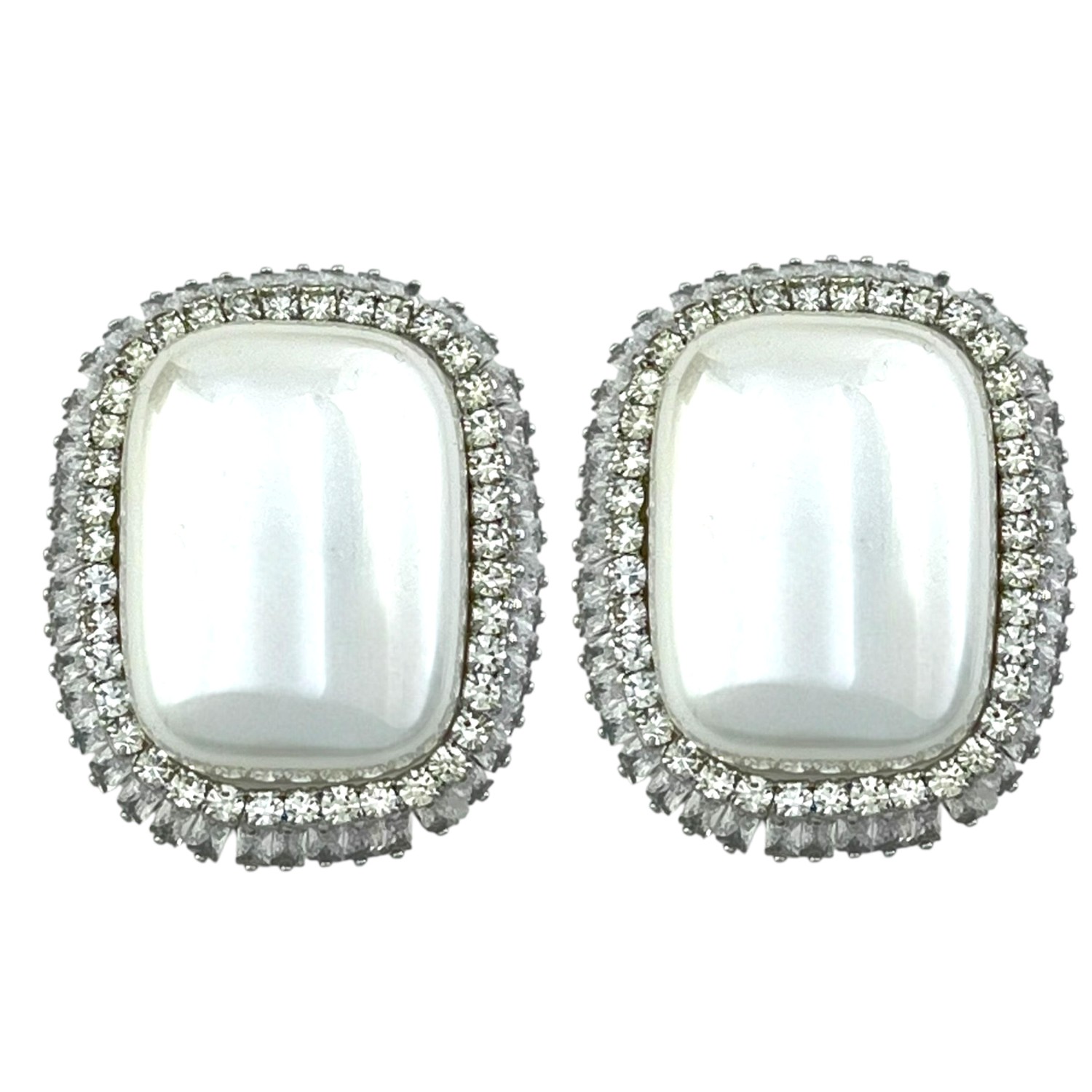 گوشواره زنانه مدل جواهری و مروارید کد E6224