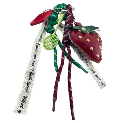 آویز کیف چارم بگ توت فرنگی کد J4102