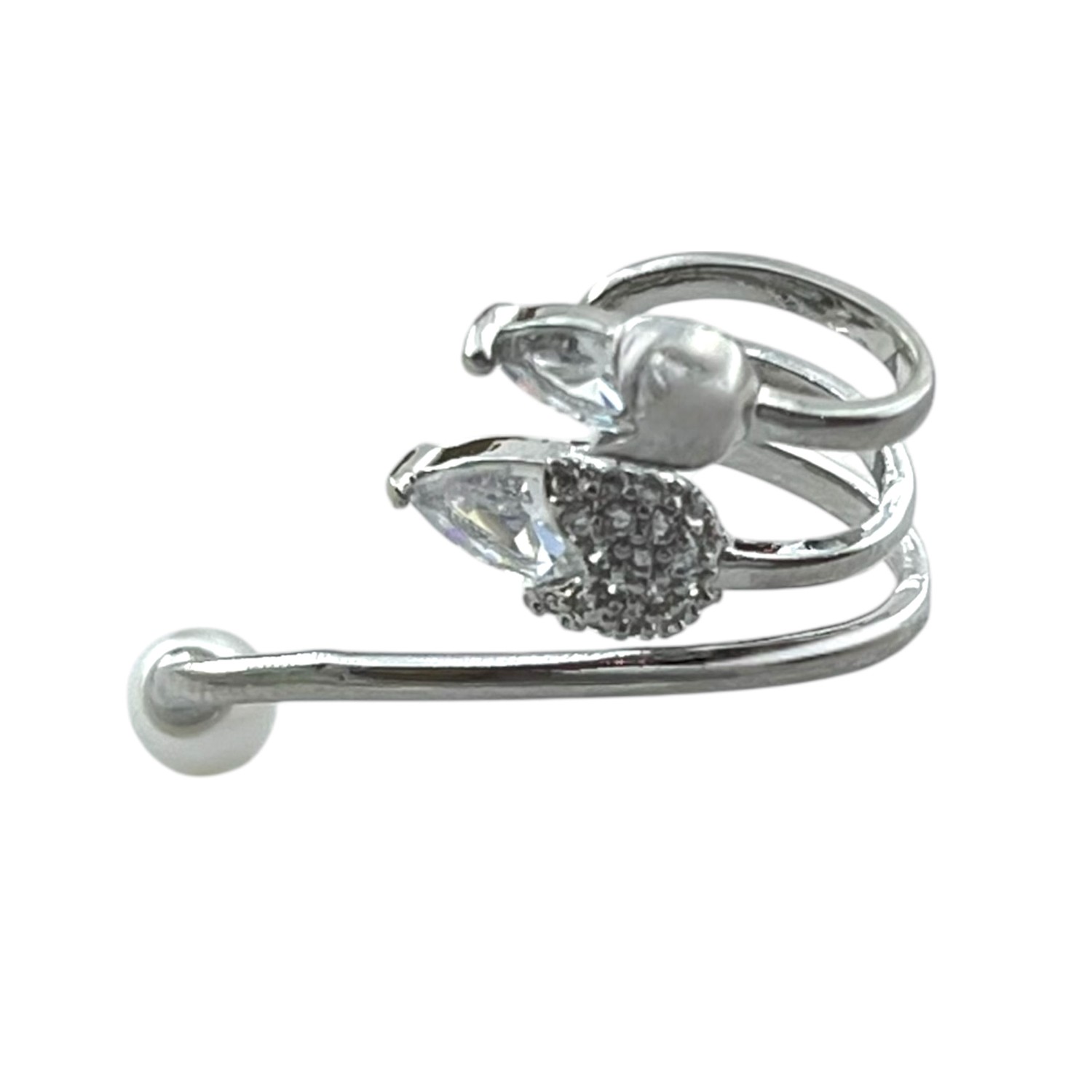 گوشواره زنانه ایرکاف مدل مروارید کد E6139