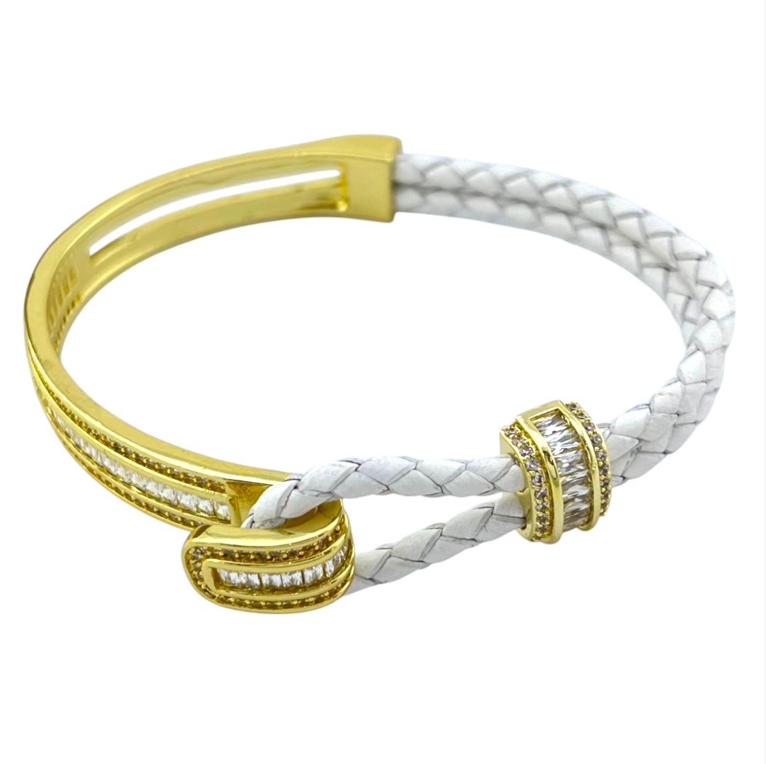 دستبند زنانه چرمی مدل قایق بادبانی کد B5323