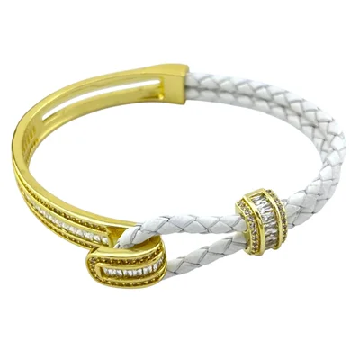 دستبند زنانه چرمی مدل قایق بادبانی کد B5323