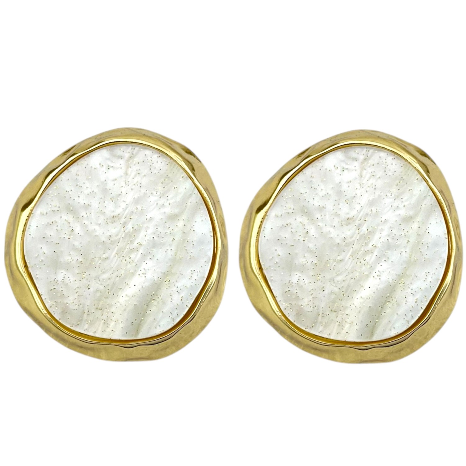 گوشواره زنانه مینیمال مدل میناکاری کد E6164