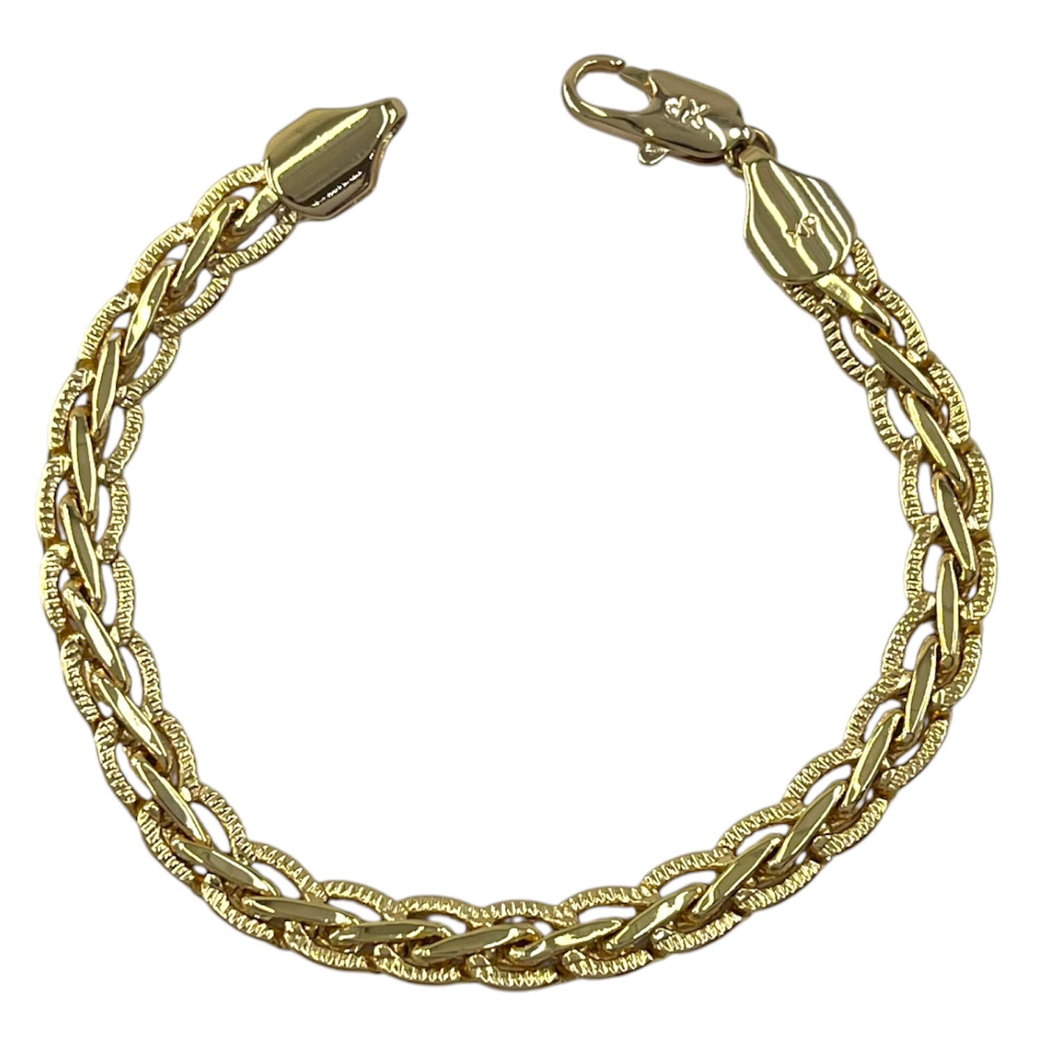 دستبند زنانه ژوپینگ طرح طلا کد B5673