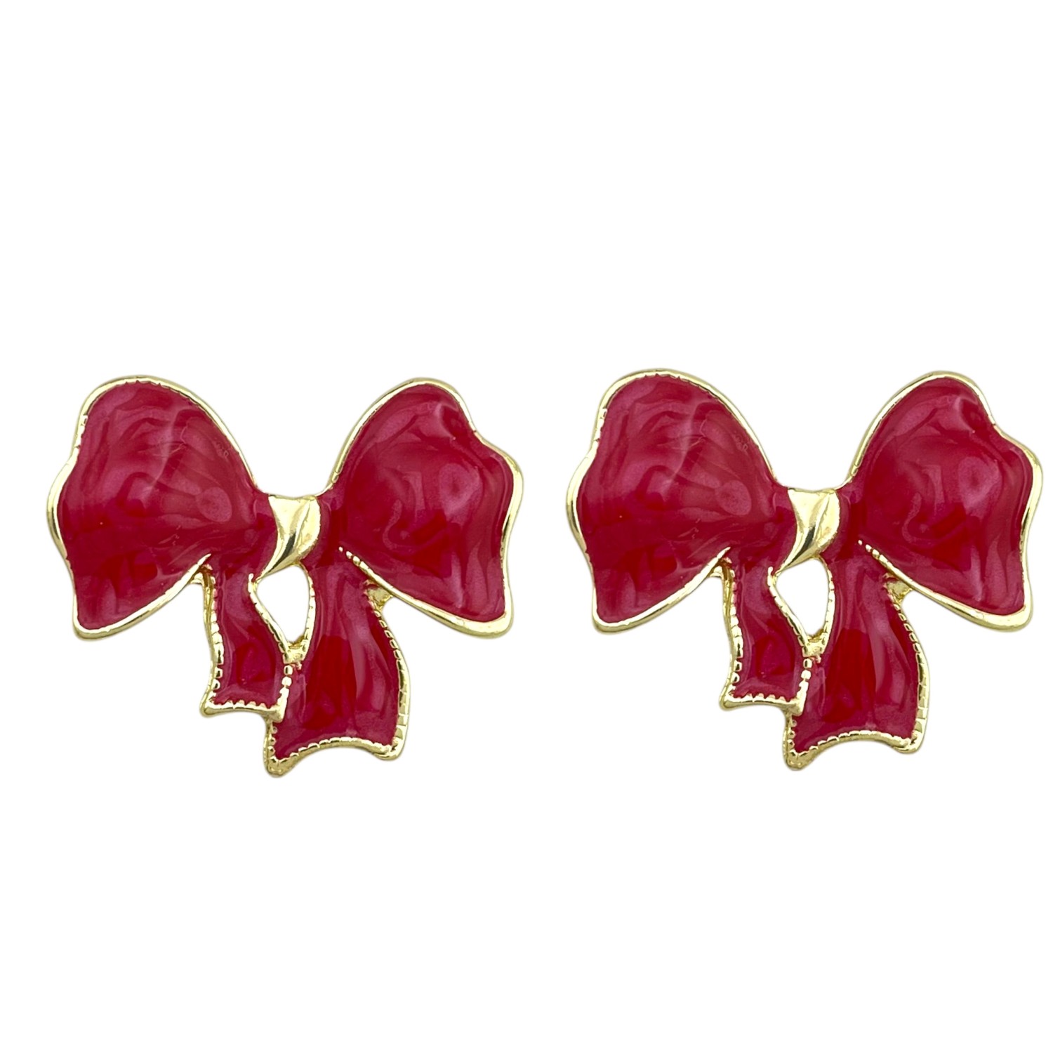 گوشواره زنانه مینیمال مدل پاپیون کد E6145