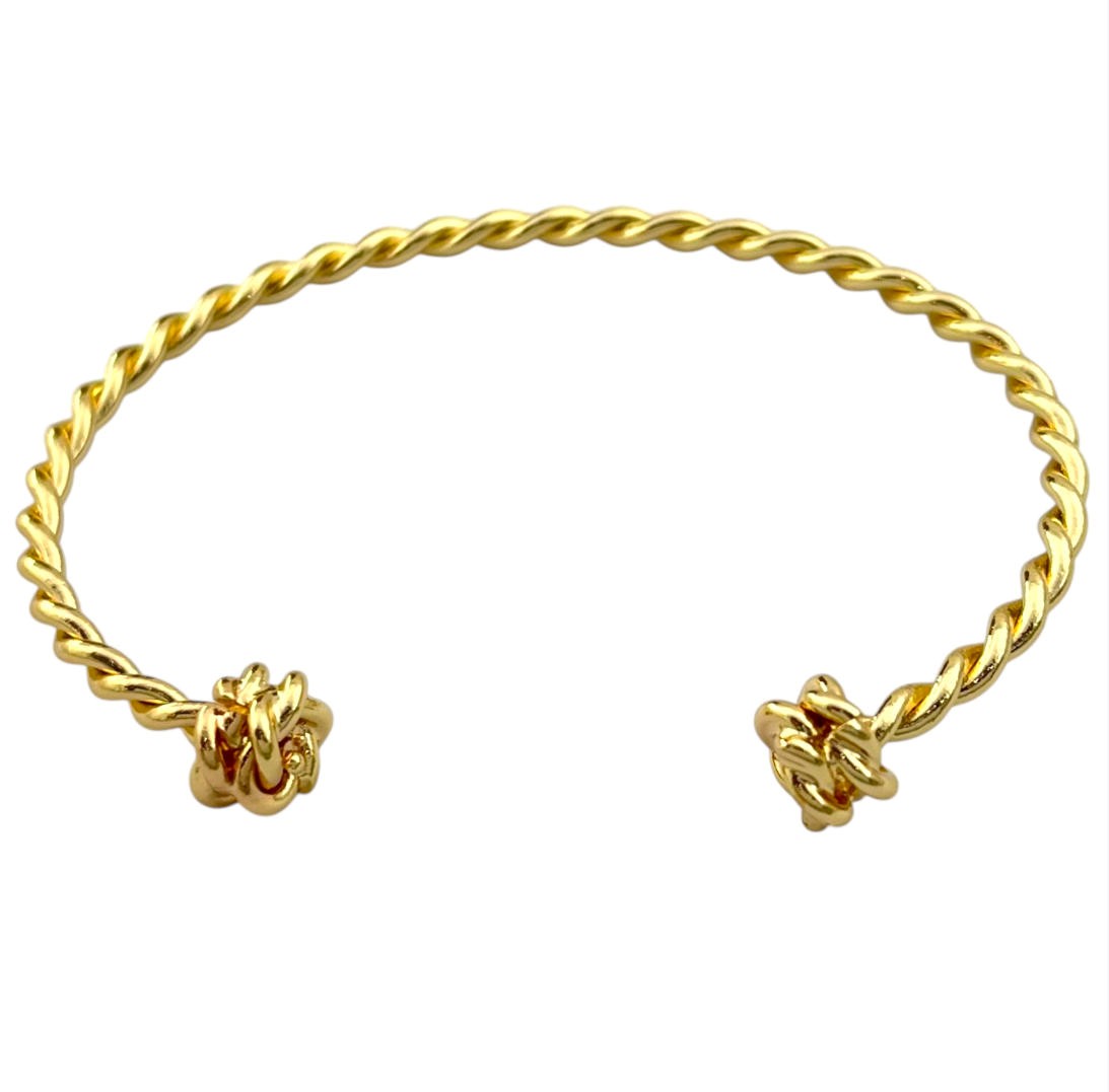 دستبند زنانه بنگل مینیمال مدل طنابی کد B5338