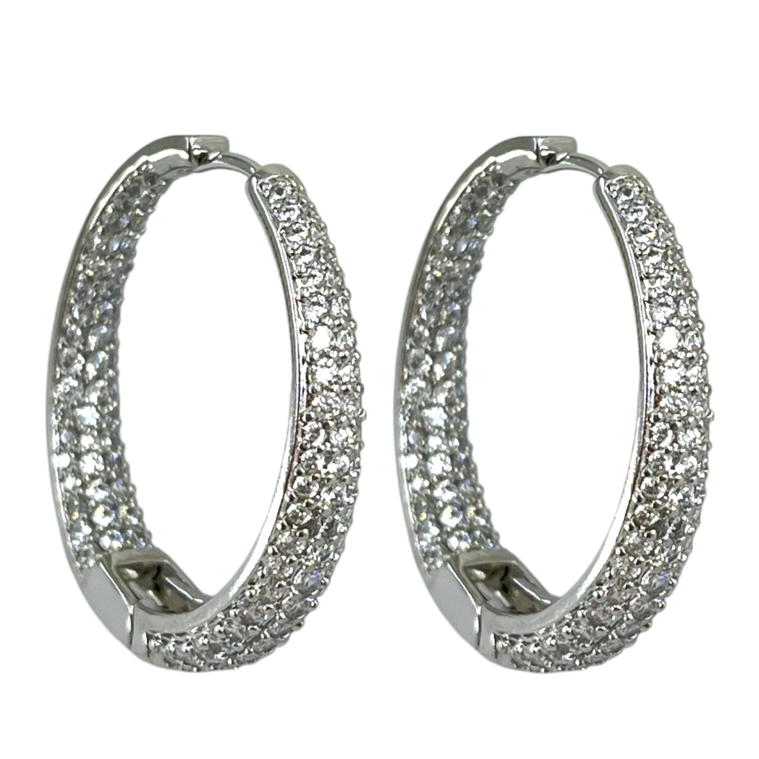 گوشواره زنانه ژوپینگ مدل نگین دار کد E6378