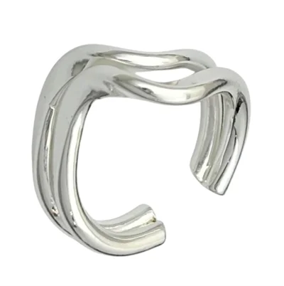 انگشتر زنانه مینیمال کد موج کد R5160